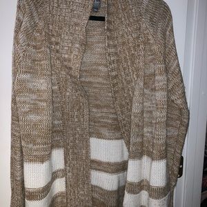 Brown wool cardigan